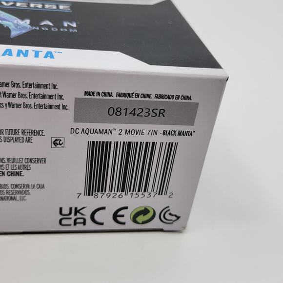 DC Multiverse Aquaman and The Lost Kingdom Black Manta 7" Figure Mcfarlane New - Picture 11 of 11